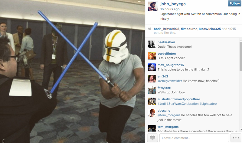 Illustration for article titled Force Awakens Actor Roamed Star Wars Con Disguised As Clone Trooper
